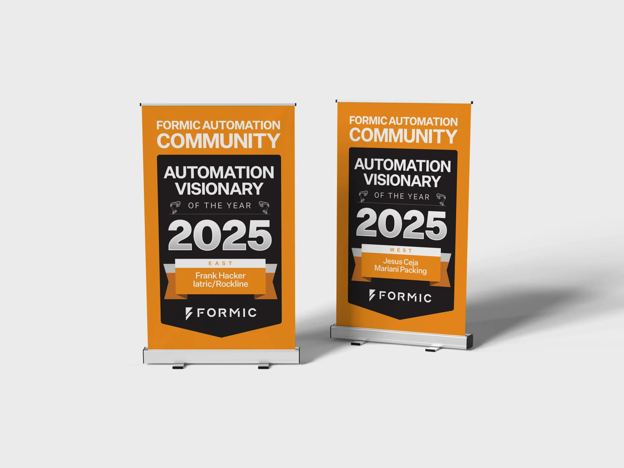 Formic Automation Visionary of the Year banners