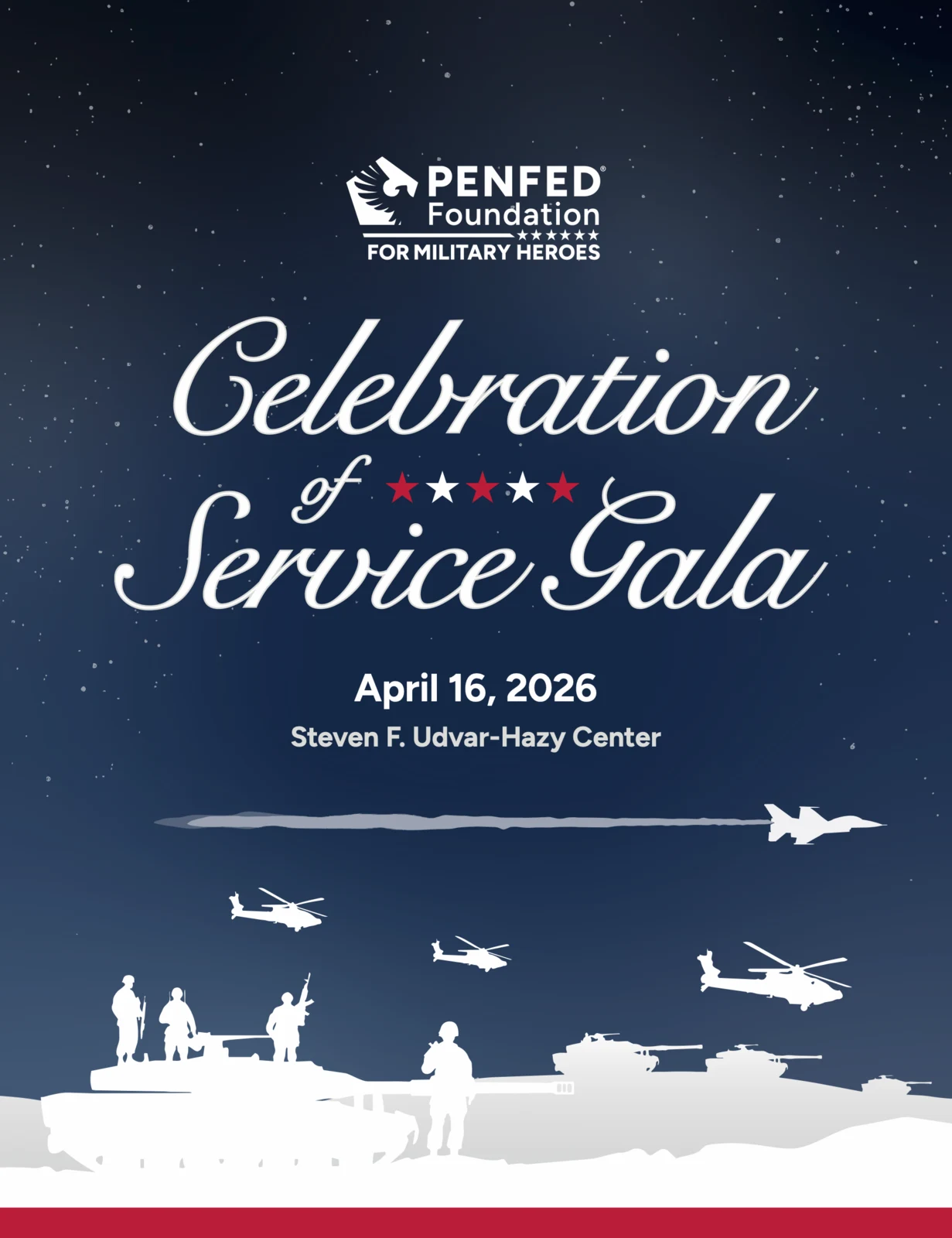 Main artwork for the 2026 Celebration of Service Gala